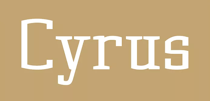Font Cyrus